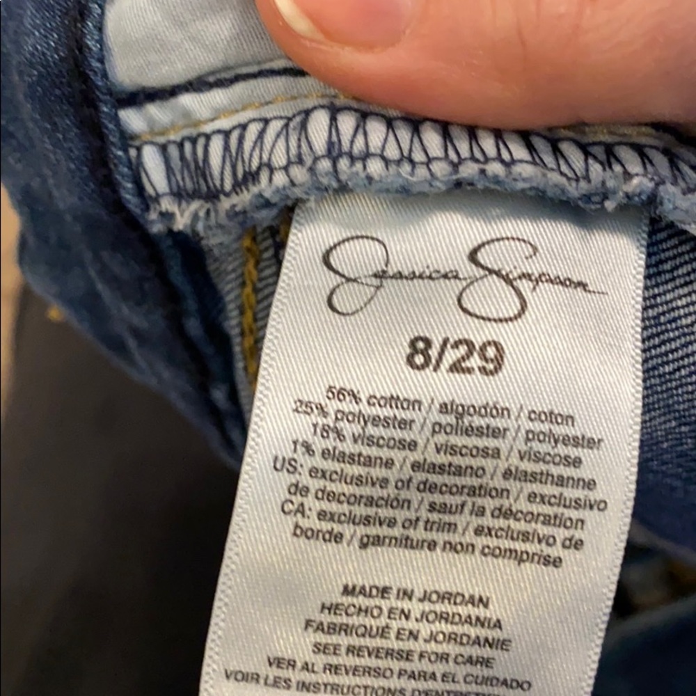Jessica Simpson High Rise Skinny Jeans - Picture 3 of 3